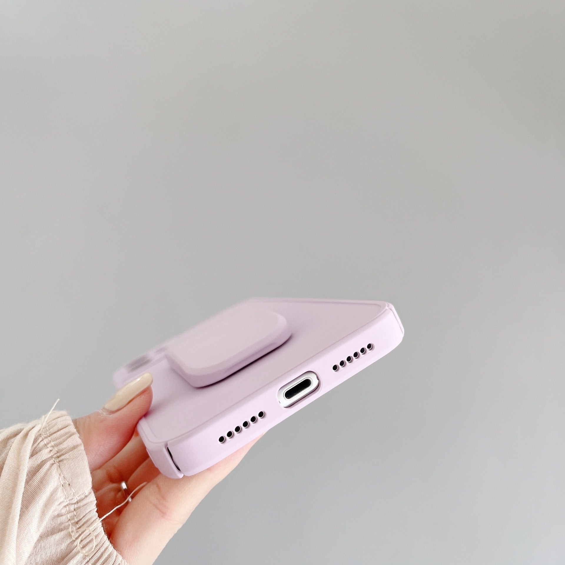 Coloring Macaron Push-pull Bracket Phone Case