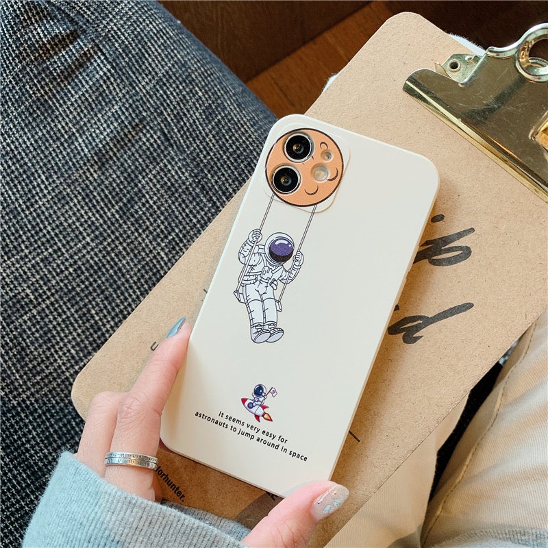 Cute Cartoon Planet Astronaut Phone Case
