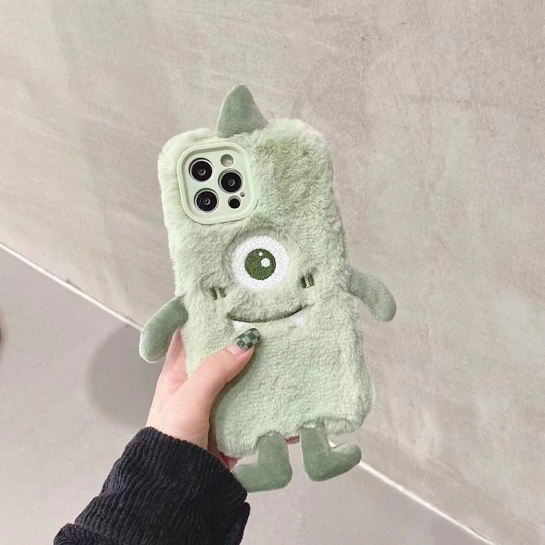 Cute Mike Plush Phone Case
