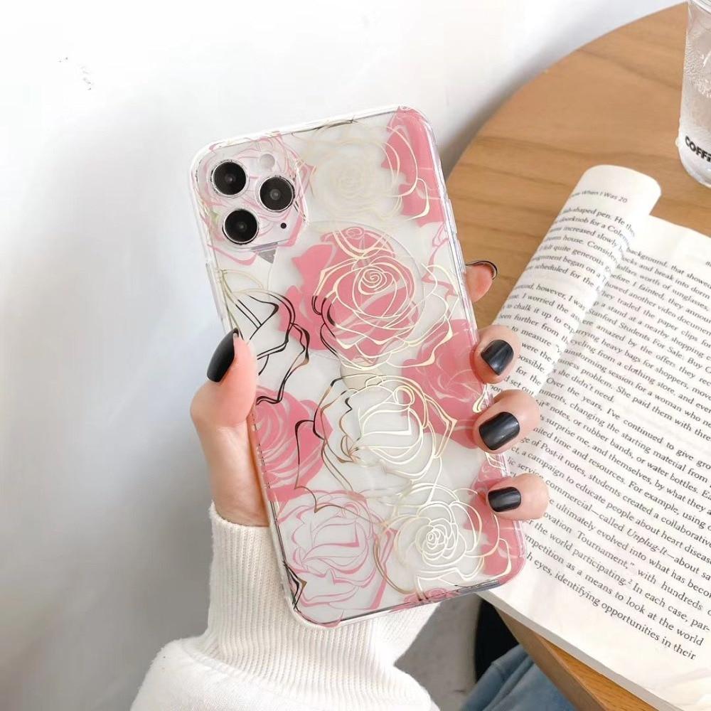 Electroplated Floral Case