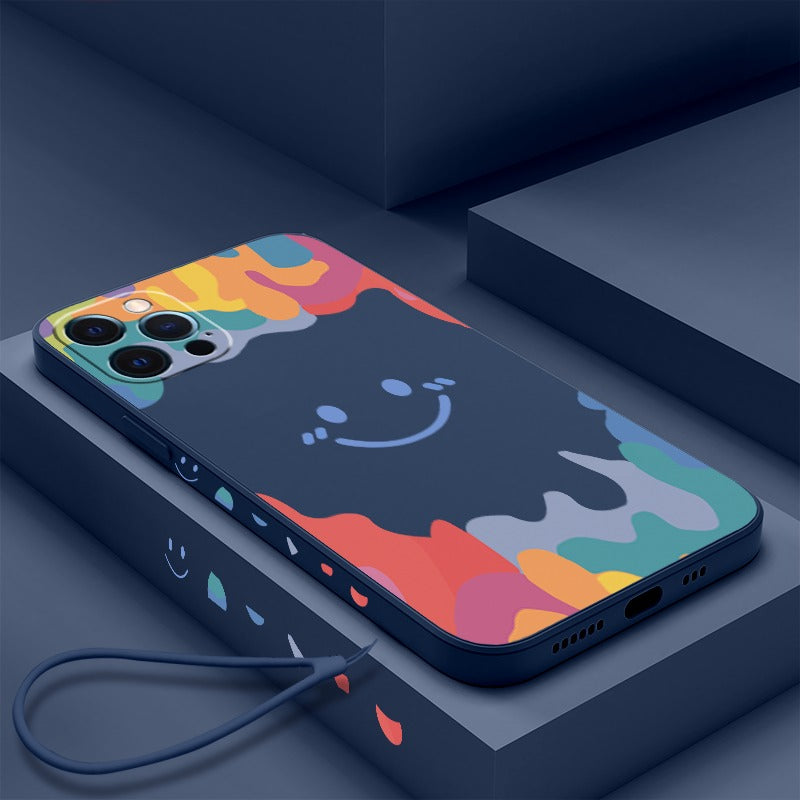 Colorful Smiley iPhone Case