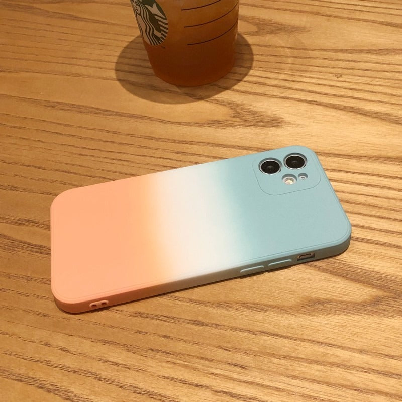 Liquid Gradient Color iPhone Case