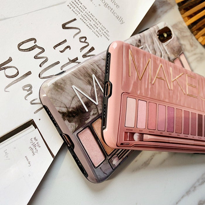 Glossy Naked Makeup Eyeshadow Palette Phone Case