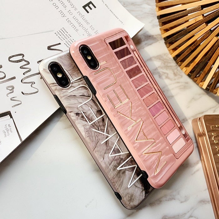 Glossy Naked Makeup Eyeshadow Palette Phone Case
