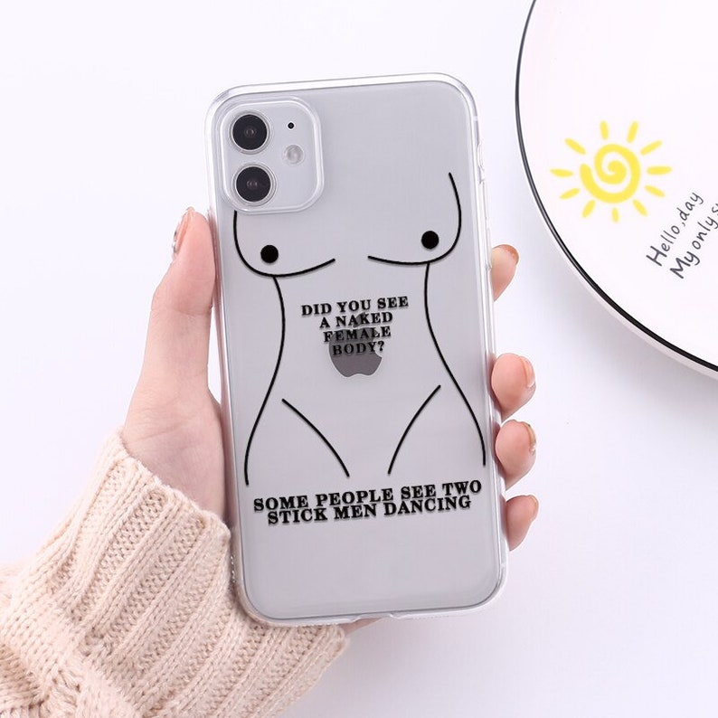 Modern Art Lines Body Abstract Body Minimalist Sexy Silicone Cover Case