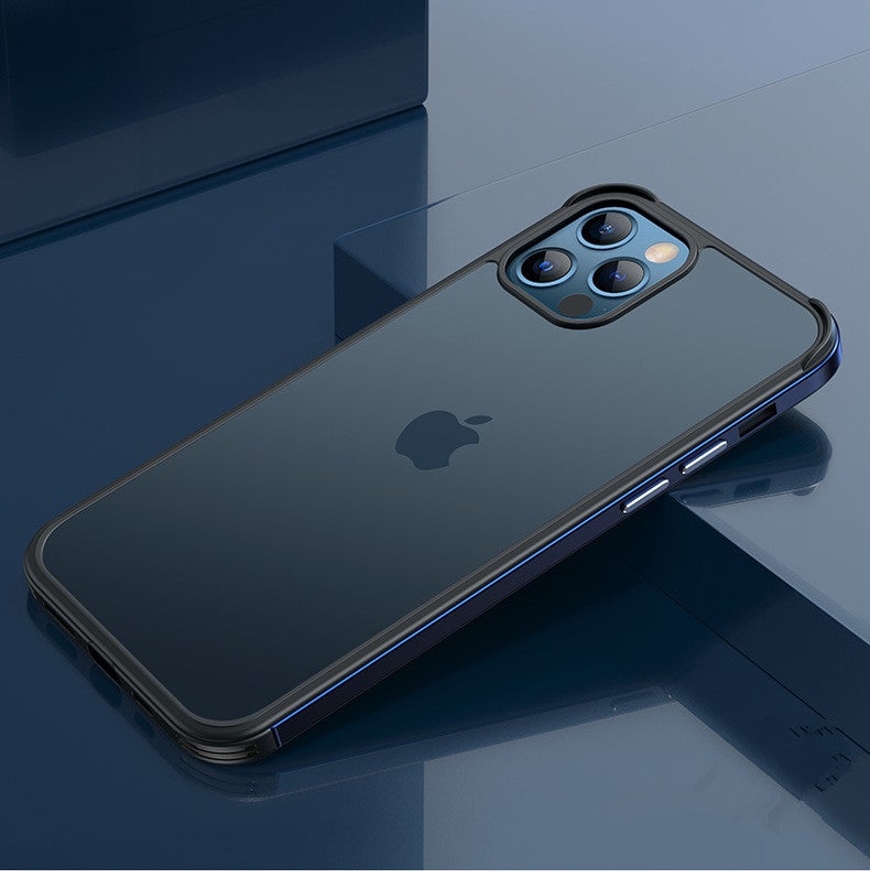 iPhone 12 Metal Frame Matte Phone Case