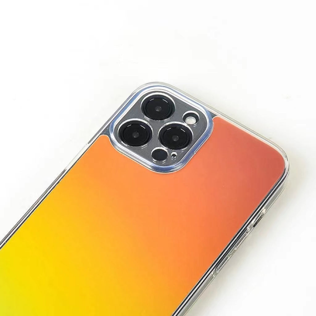 Laser Gradient Frosted Transparent Phone Case