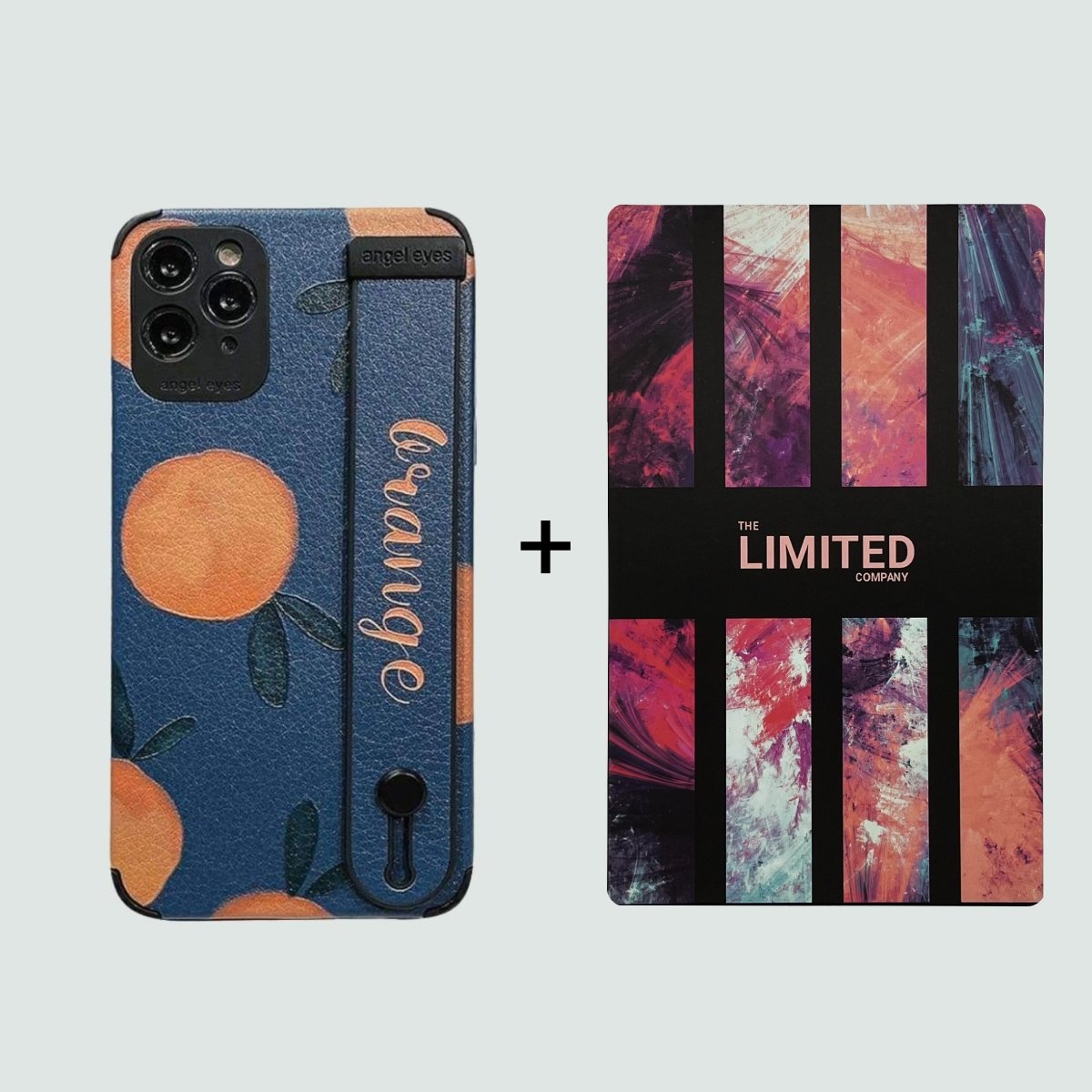 Leather / Strap Phone case | Orange