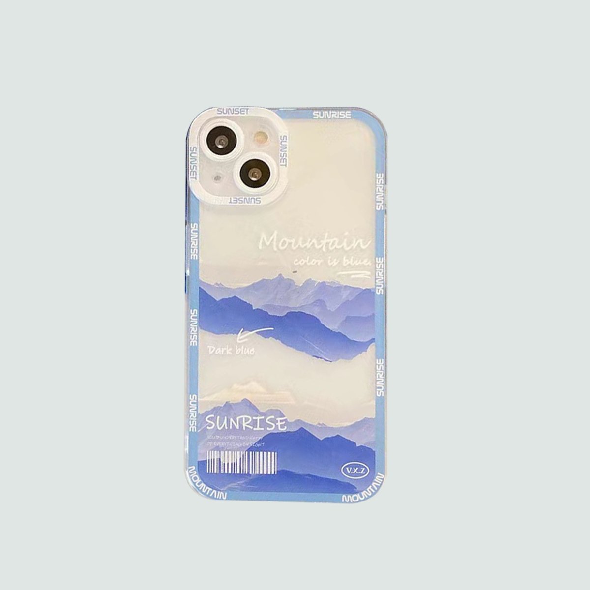 Creative Phone Case | Blue Peaks