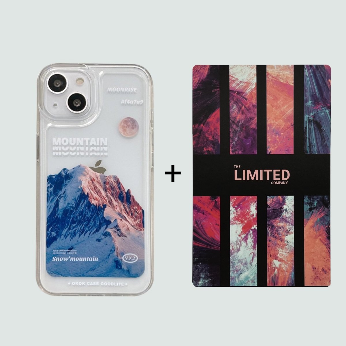 Creative Phone Case | Pink Snow Mountain View