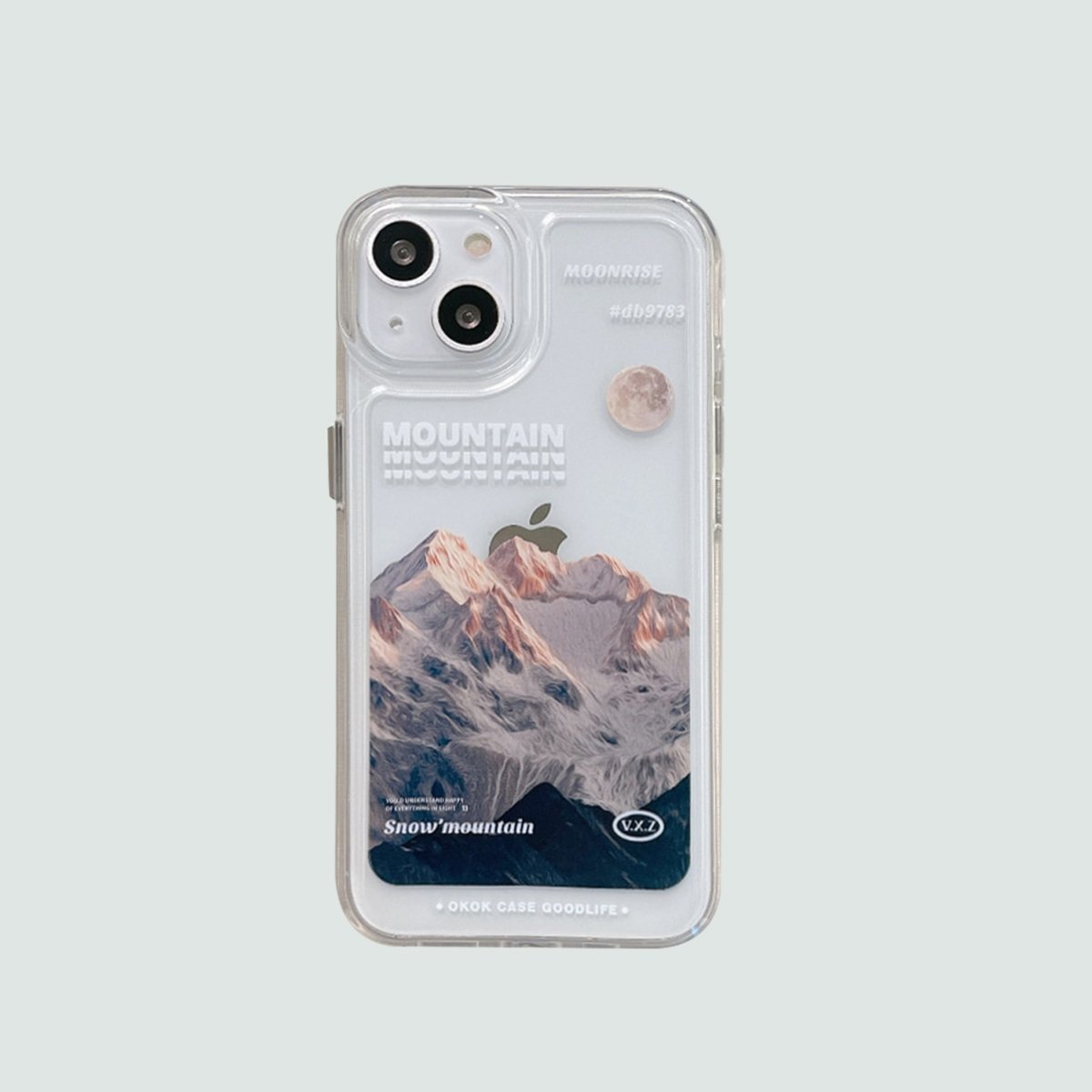 Creative Phone Case| White Snow Mountain View