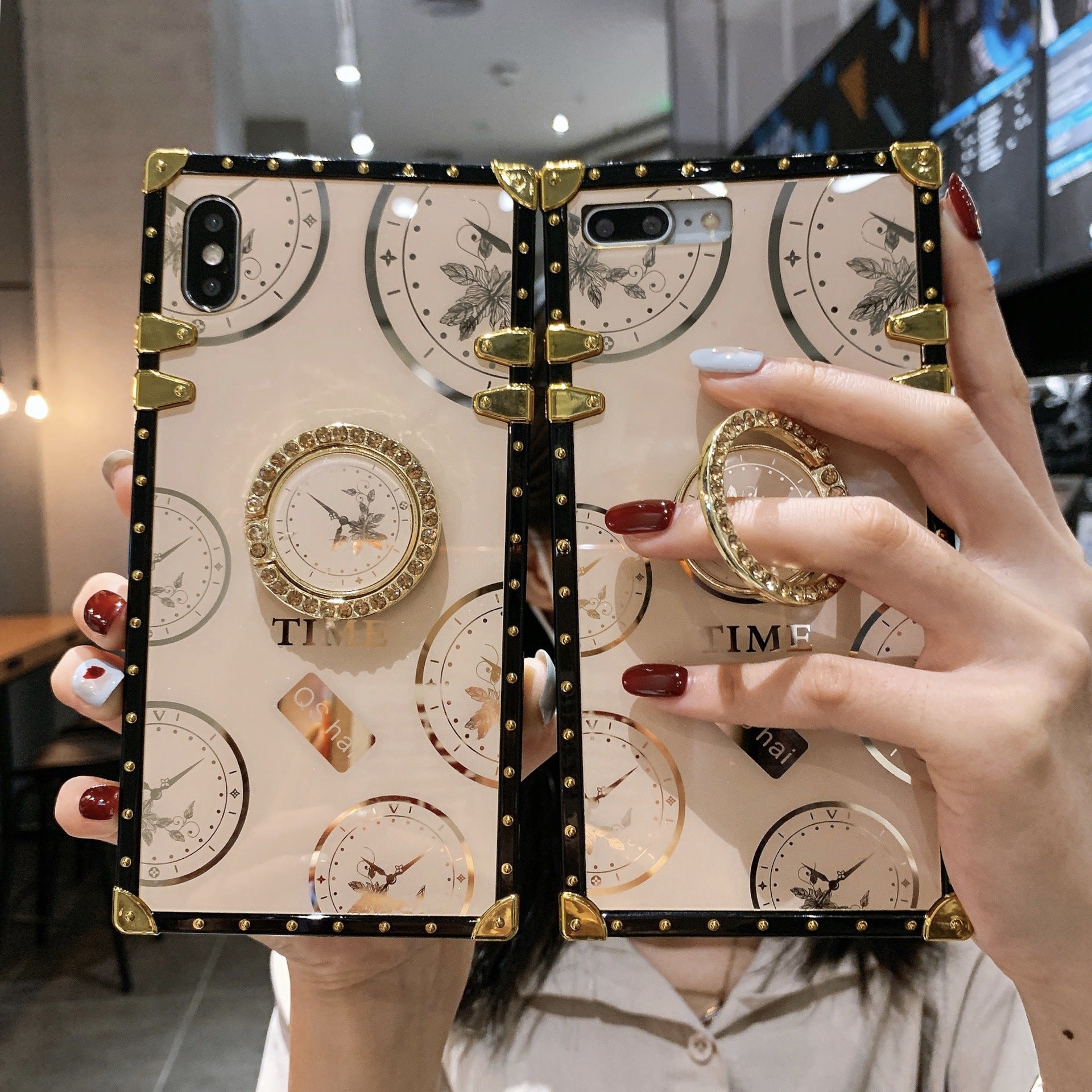 Luxury Fashion Leather Eye-Trunk Bag Phone Case