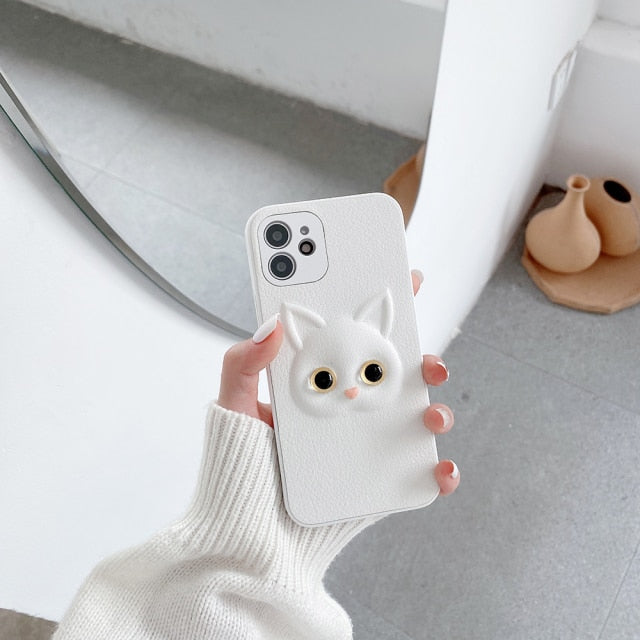 Cute Sapphire Cat Phone Case