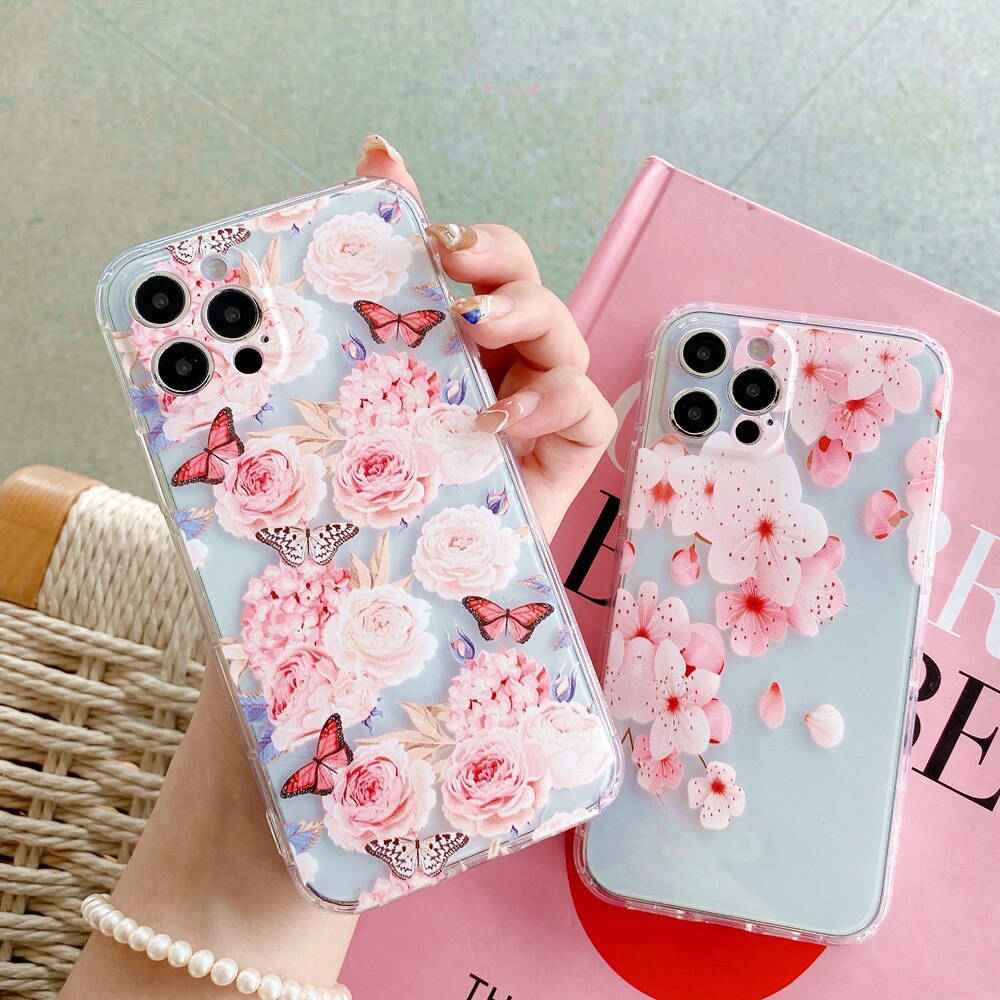 Cute Clear Summer Design Phone Case