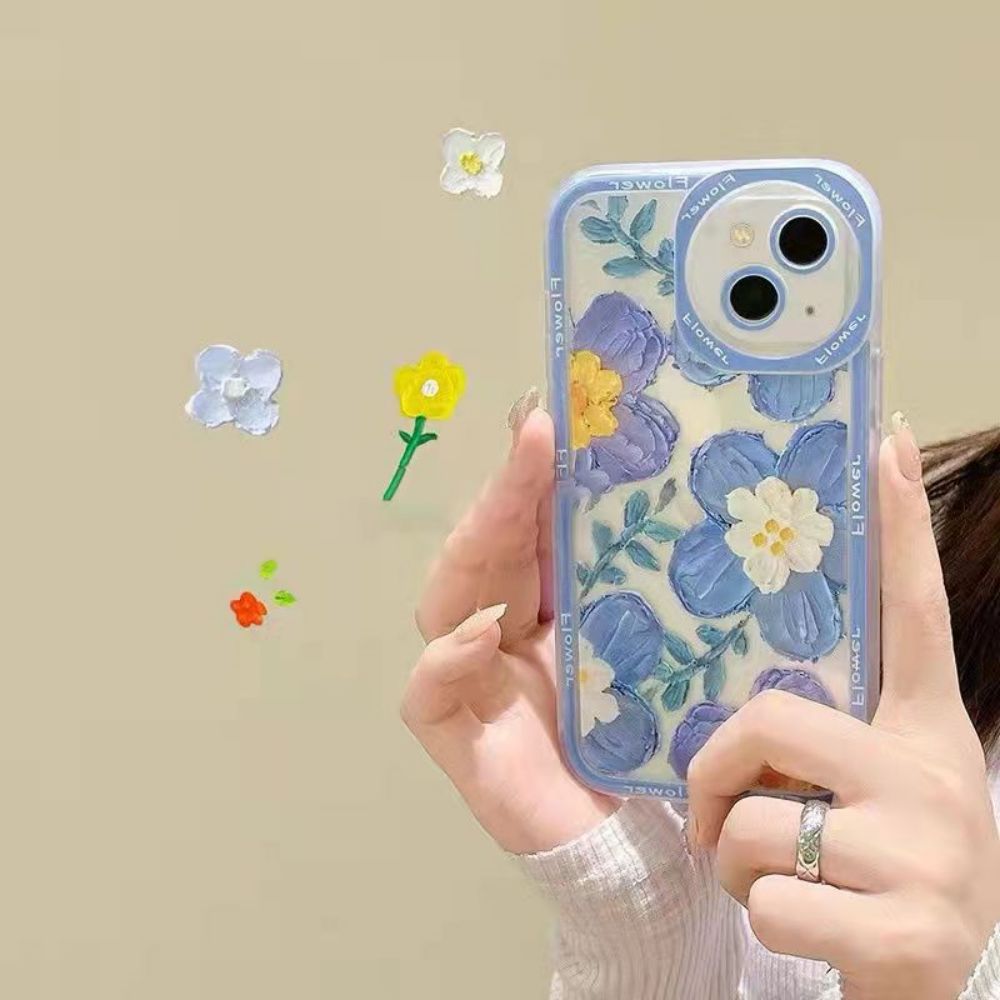 Oil Painting Flower Design Phone Case