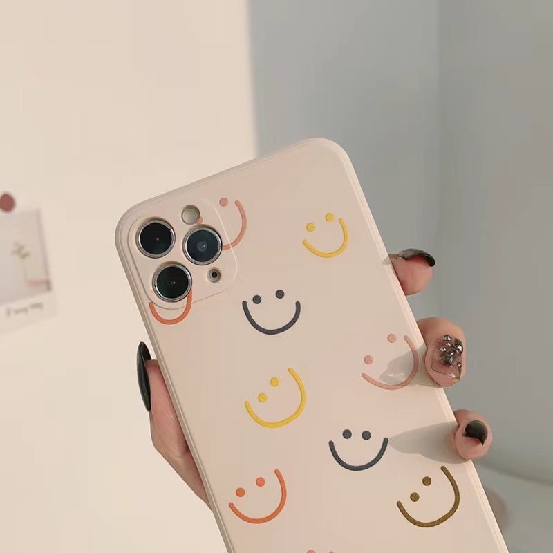 Rainbow Color Smiley Face Phone Case