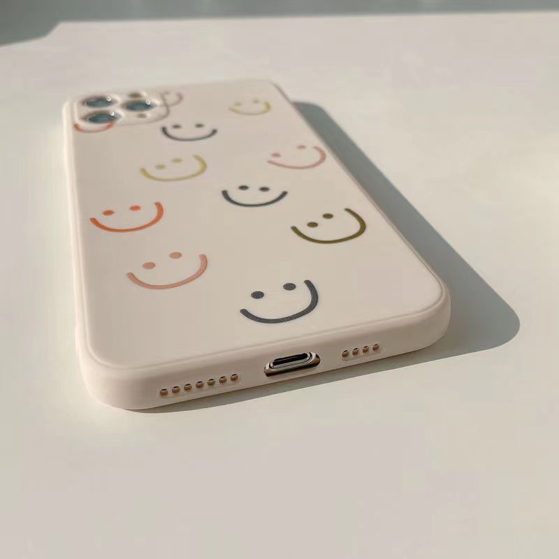 Rainbow Color Smiley Face Phone Case