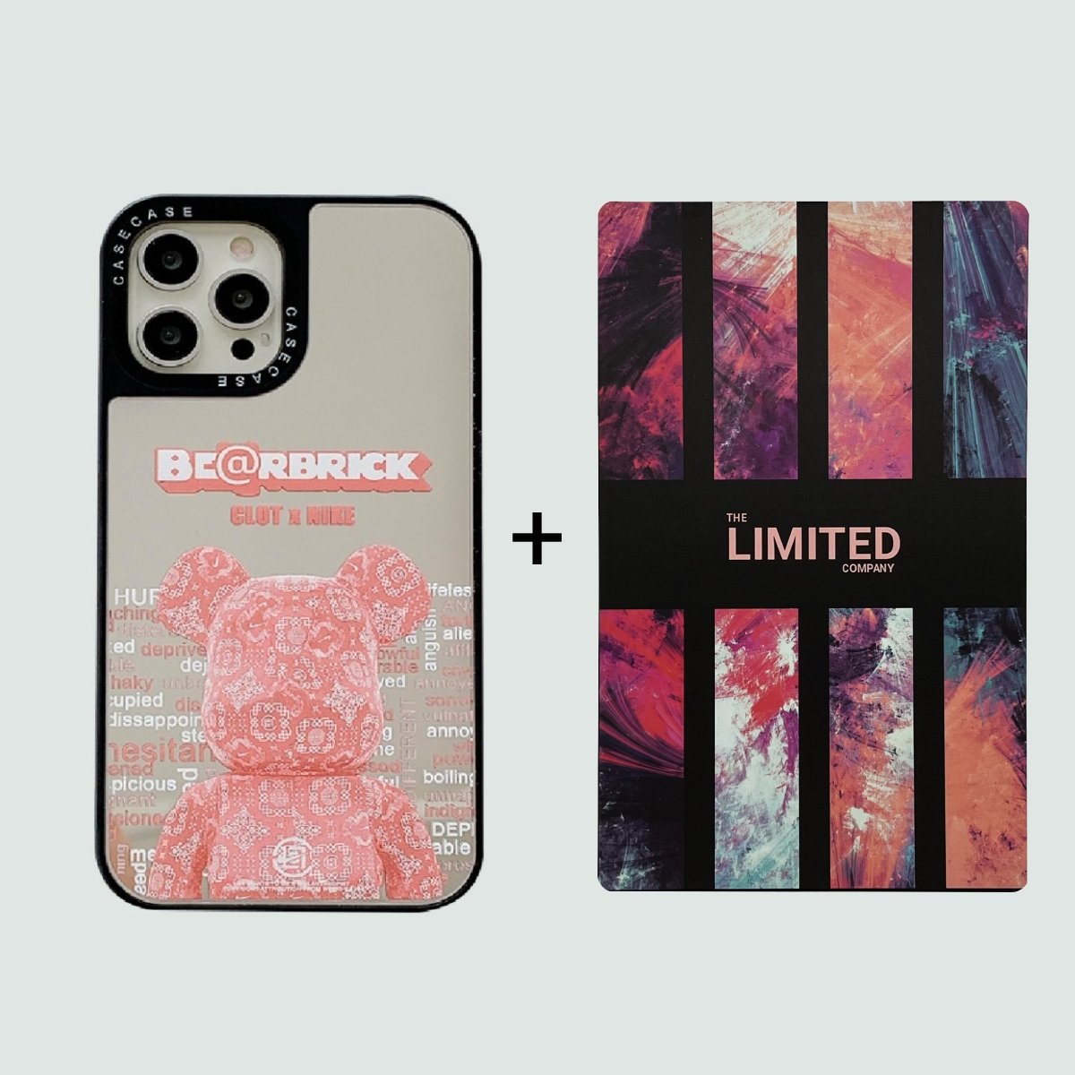 Reflective Phone Case | Pink Reflective Bear