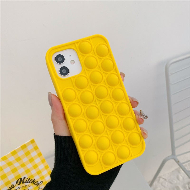 Reliver Stress Pop Bubble Silicone Phone Case