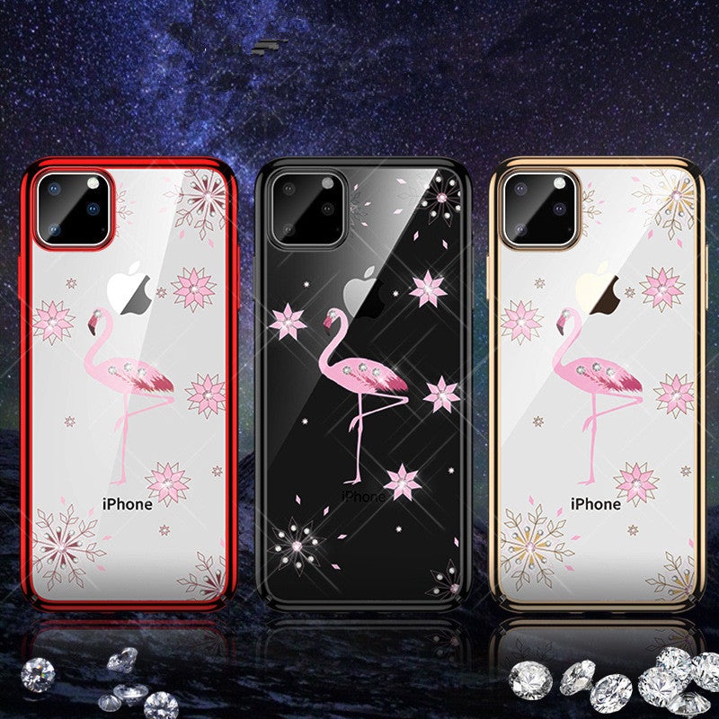 Shinning Diamond Flamingo Phone Case