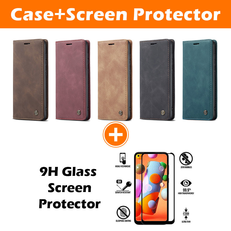 Caeouts Retro Wallet Case For Galaxy S20 Series