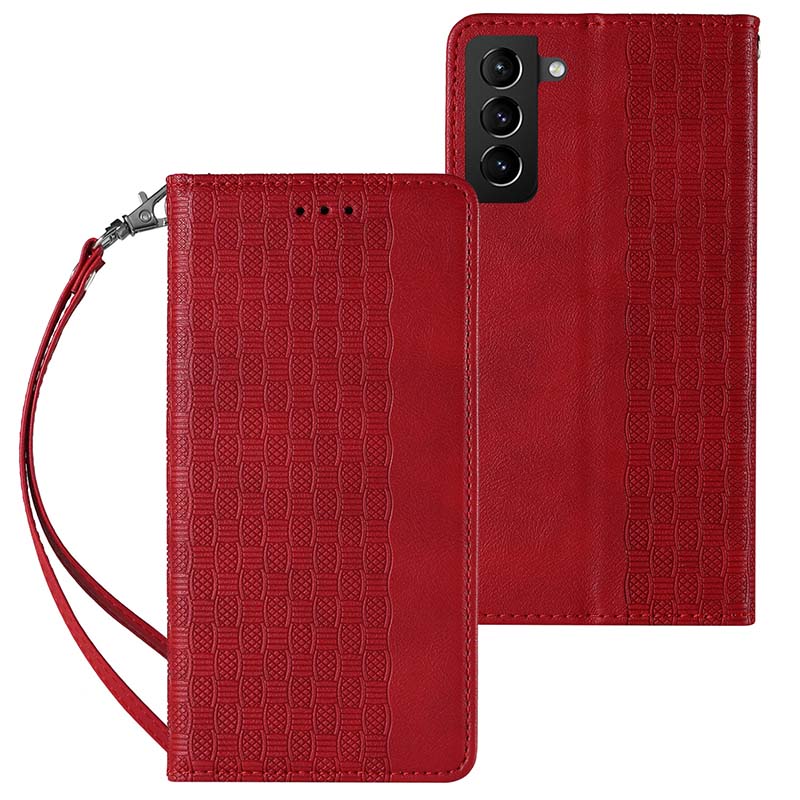 Caeouts Leather Embossed Phone Case for Galaxy