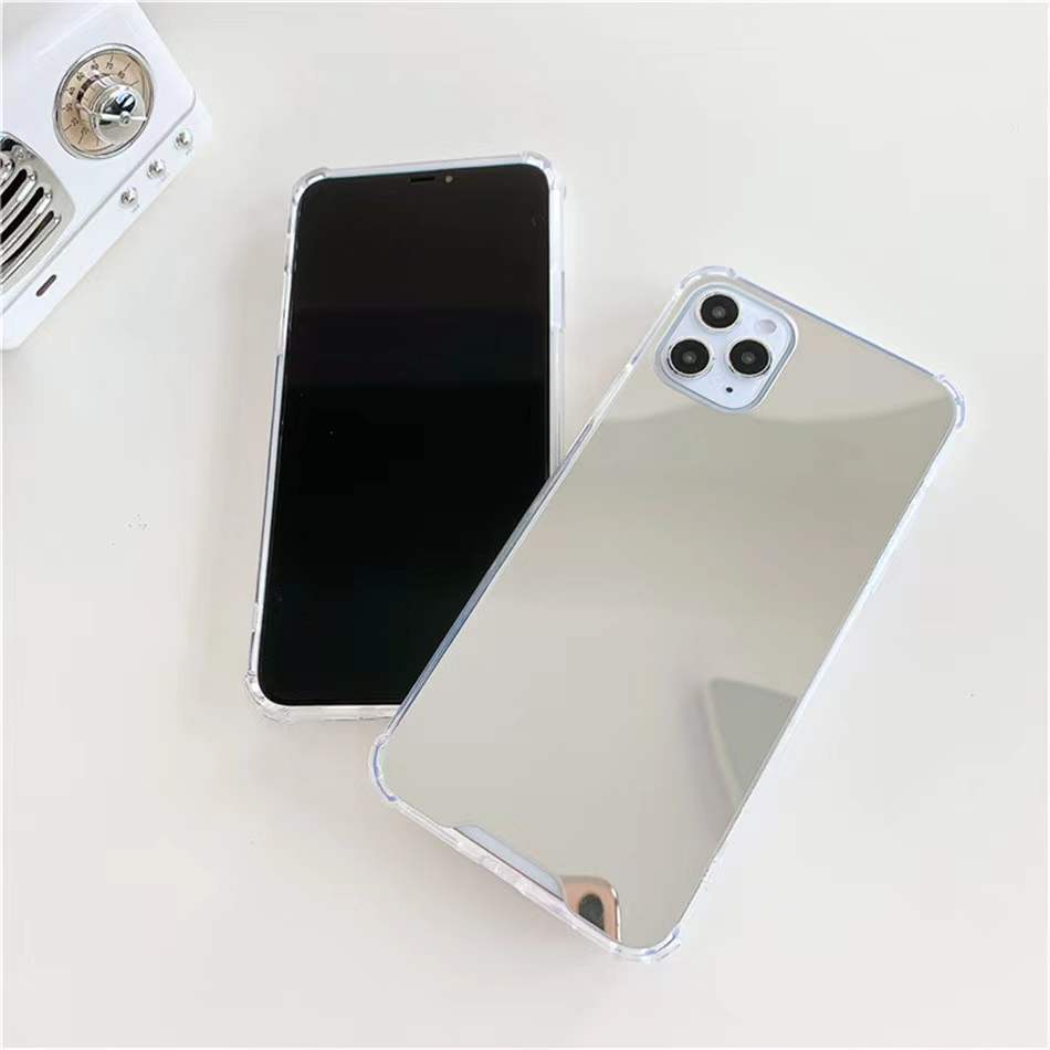 Solid Color Simple Mirror Phone Case