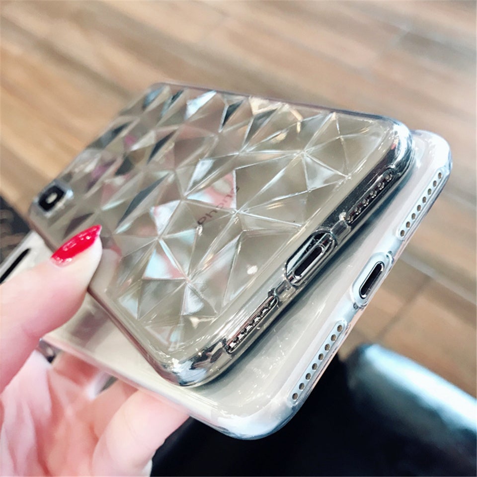 Ultra-thin 3D Diamond Texture Phone Case